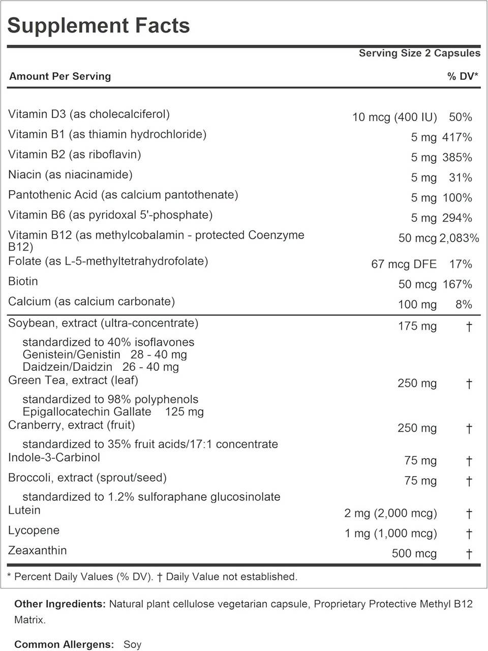 Andrew Lessman Ultimate WomenS Wellness 60 Capsules - Naturally Relieves Menopause Symptoms, Pms, Perimenopause With Soy Isoflavones, Egcg, Cranberry, Indole-3-Carbinol. Easy To Swallow Capsules