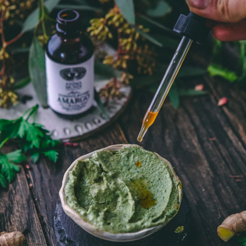 Anima Mundi Apothecary Amargo Digestive Bitters - Herbal Digestive Bitters Tonic For Cleansing - Liquid Liver Cleanse And Detox Drops With Organic Ingredients (2Oz / 60Ml)