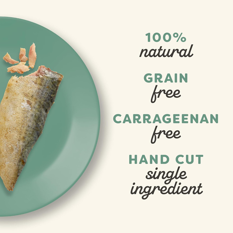 Applaws Natural Cat Treats, Grain-Free, Single Ingredient, Whole Protein Fillet, Healthy Snacks With No Artificial Additives (12 X 1.06Oz Whole Mackerel Loin)