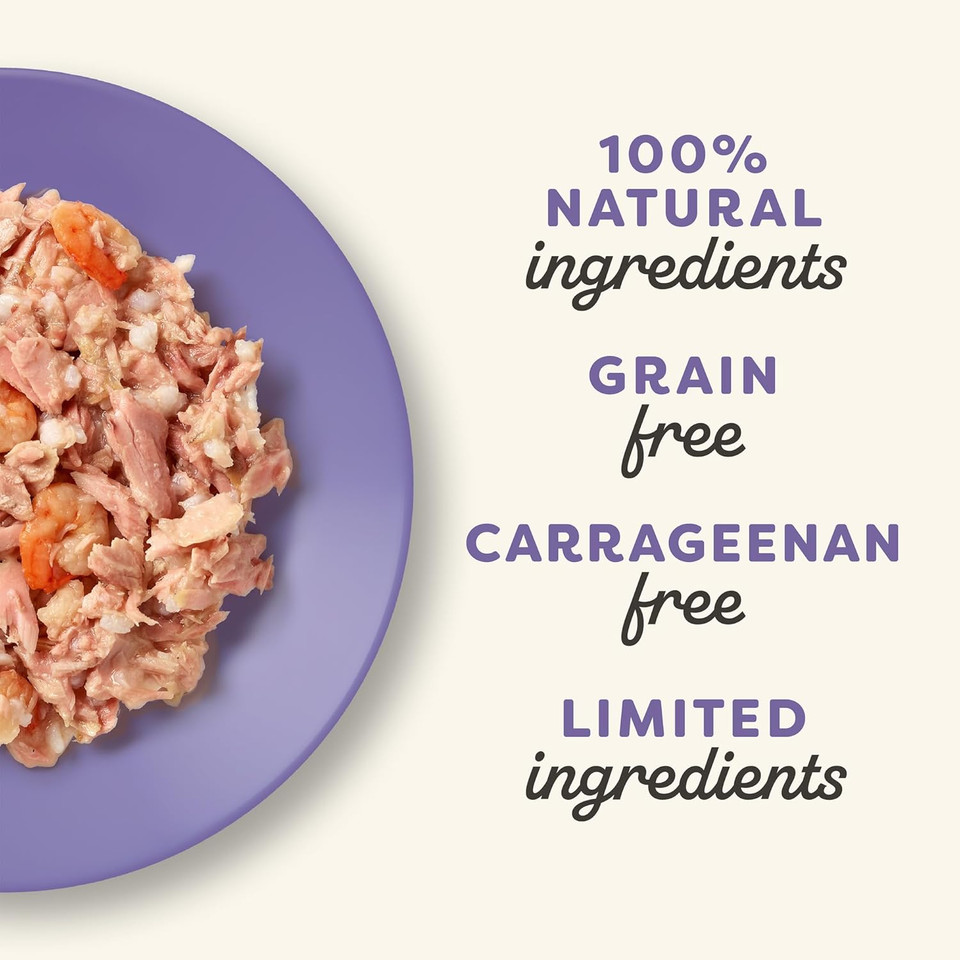 Applaws Natural Wet Cat Food In Broth, Limited Ingredient Wet Cat Food Pouches, No Additives, Made With Natural Ingredients, Tuna Seabream In Broth (12 X 2.47Oz Pouches)