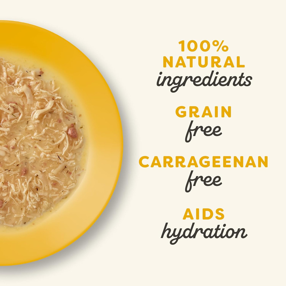 Applaws Natural Wet Cat Food In Gravy, Limited Ingredient Wet Cat Food Pouches, No Additives, Made With Natural Ingredients, Tuna With Shrimp In Gravy (12 X 2.47Oz Pouches)