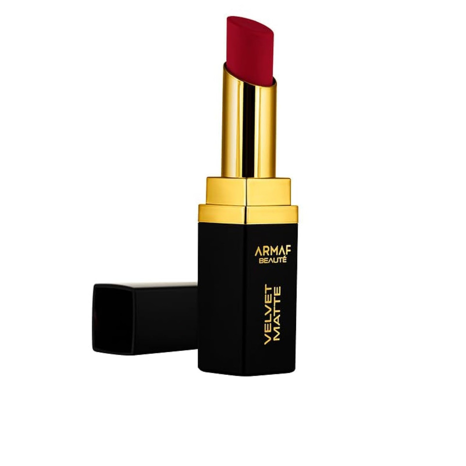 Armaf Beauté Velvet Matte Bullet Lipstick  Silky Smooth Texture, Enriched With Shea Butter, Lightweight | Light Burgundy
