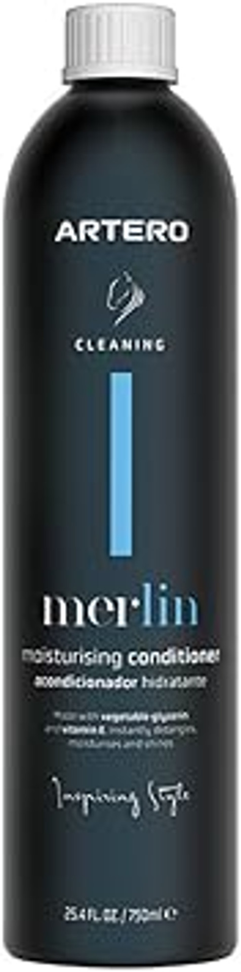 Artero Merlin 25.36 Oz. Detangling Spray For The Tail And Mane Of The Horse. With A 100% Natural Formula Provides A Softness And Shine To Your Horse'S Tail Instantly