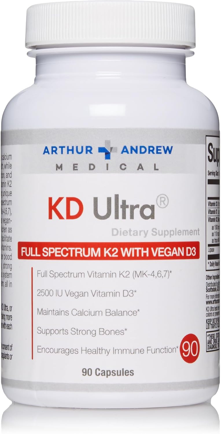 Arthur Andrew Medical, Kd Ultra, Immunity, Heart And Bone Health, 90 Capsules