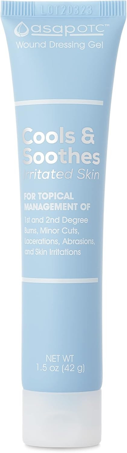 Asap Otc Wound Dressing Gel By American Biotech Labs | Silversol Ag4O4 24 Ppm Healing & Soothing Gel | 1.5 Oz