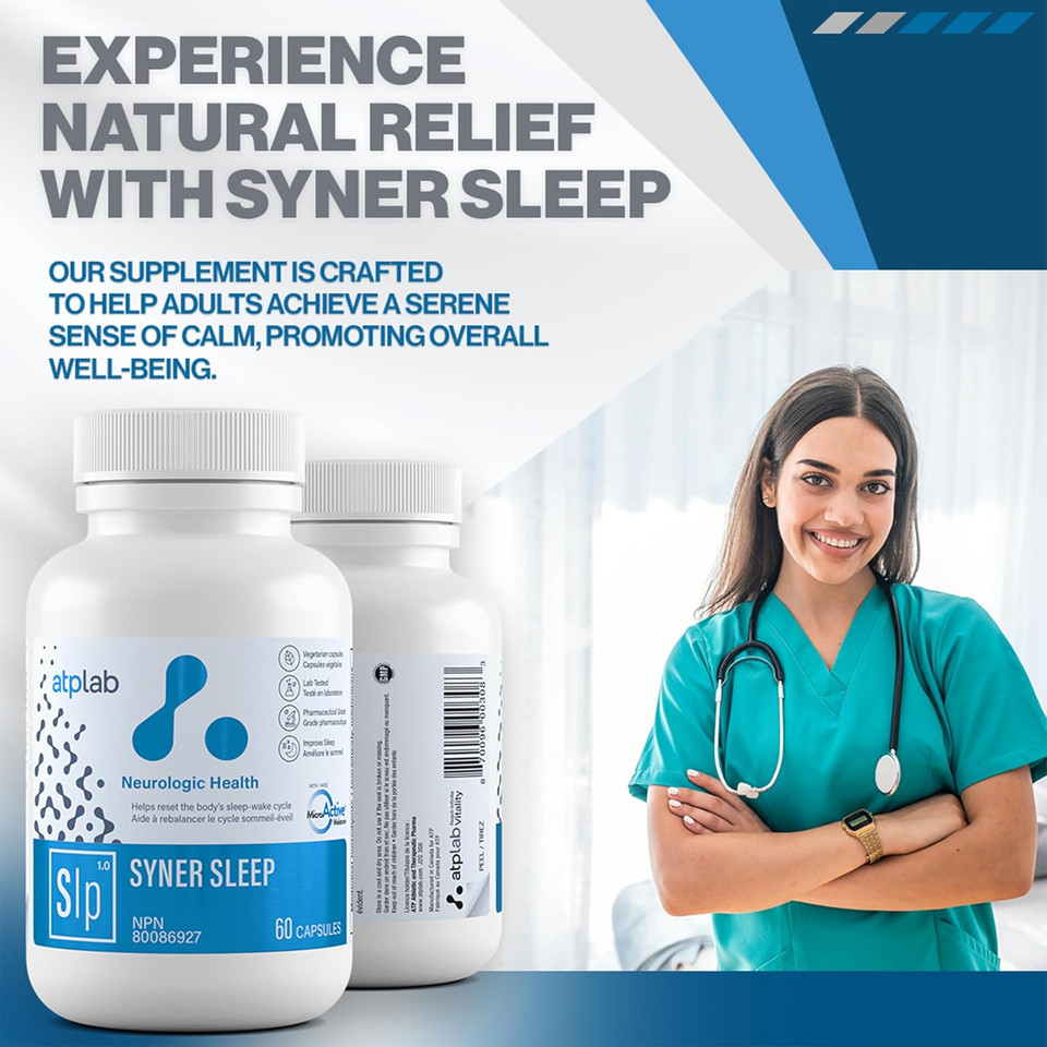 Atp Lab - Syner Sleep 60 Capsules - Concerns & Pressure Relief Supplements