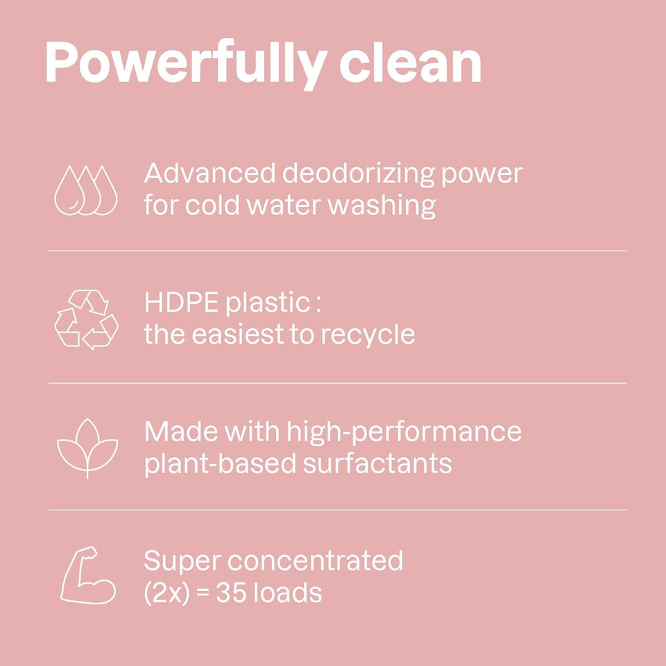 Attitude Baby Laundry Detergent, Ewg Verified, Plant And Mineral-Based Formula, He Compatible, Vegan Household Products, Soothing Chamomile, 35 Loads, 35.5 Fl Oz