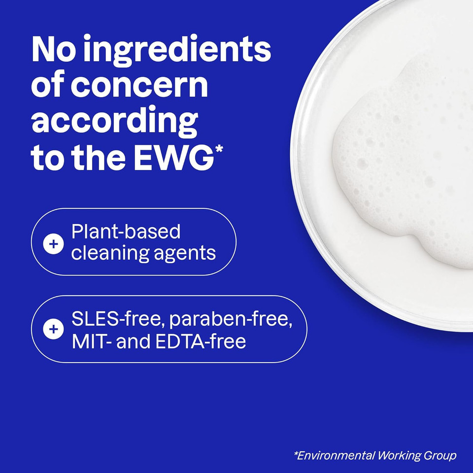 Attitude Dish Soap Refill, Ewg Verified, Plant-Based & Vegan Dishwashing Liquid, Naturally Derived, Citrus Zest Scent, 67.6 Fl Oz