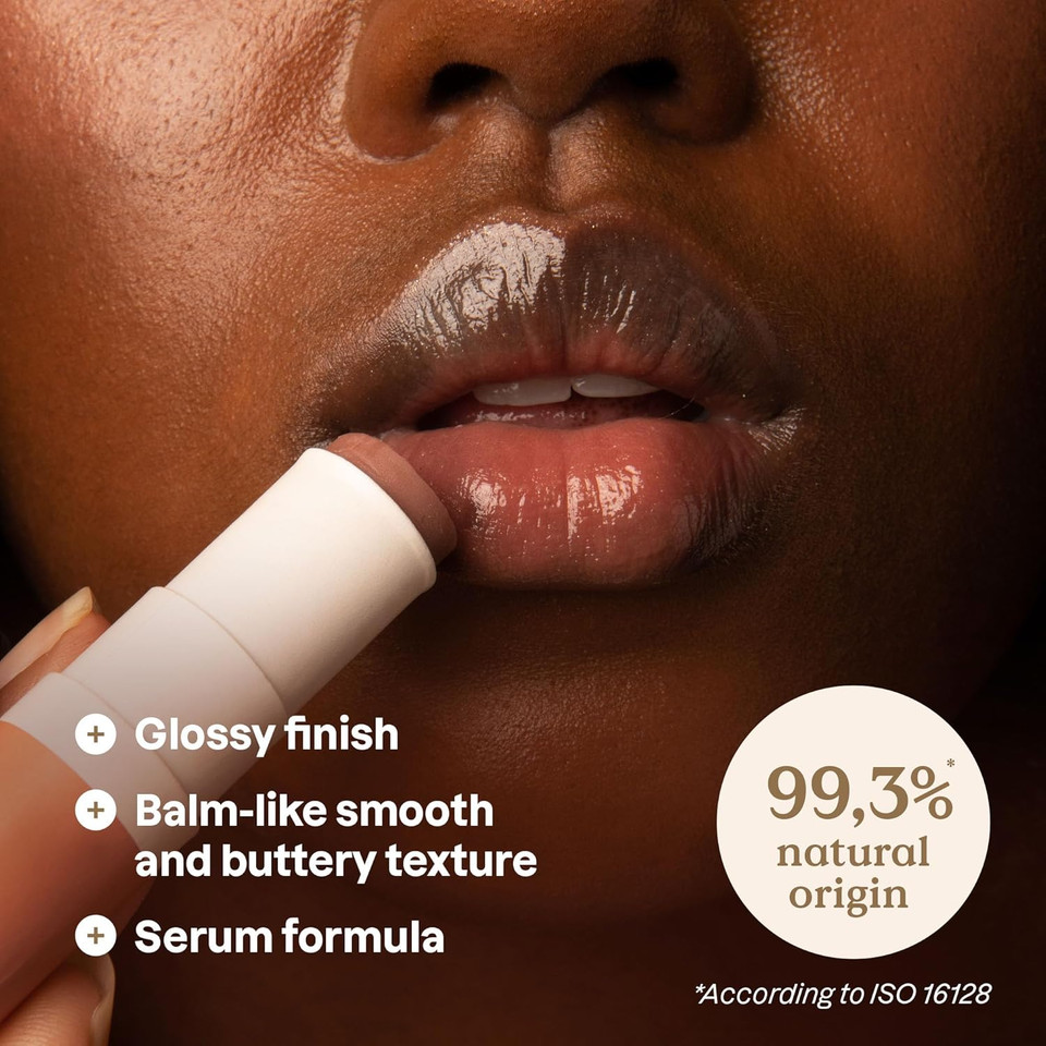 Attitude Oceanly Sheer Lip Gloss Stick, Ewg Verified, Titanium Dioxide-Free, Vegan Makeup & Beauty, Cruelty-Free, Plastic-Free, Silky Pink, 0.12 Ounces