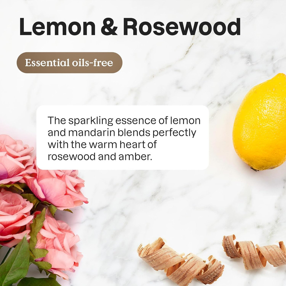 Attitude Shower And Tiles Cleaner Spray, Natural Origin Ingredients, Ewg Verified, Eliminate Soap Scum, Limescale, Streak Free, Lemon & Rosewood, 26 Fl Oz