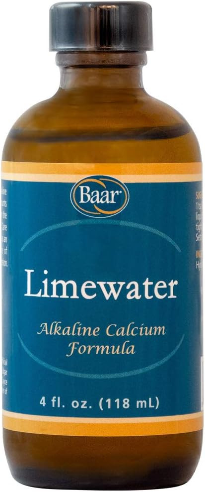 Baar Lime Water, Alkaline Calcium Formula, Concentrate, 4 Oz