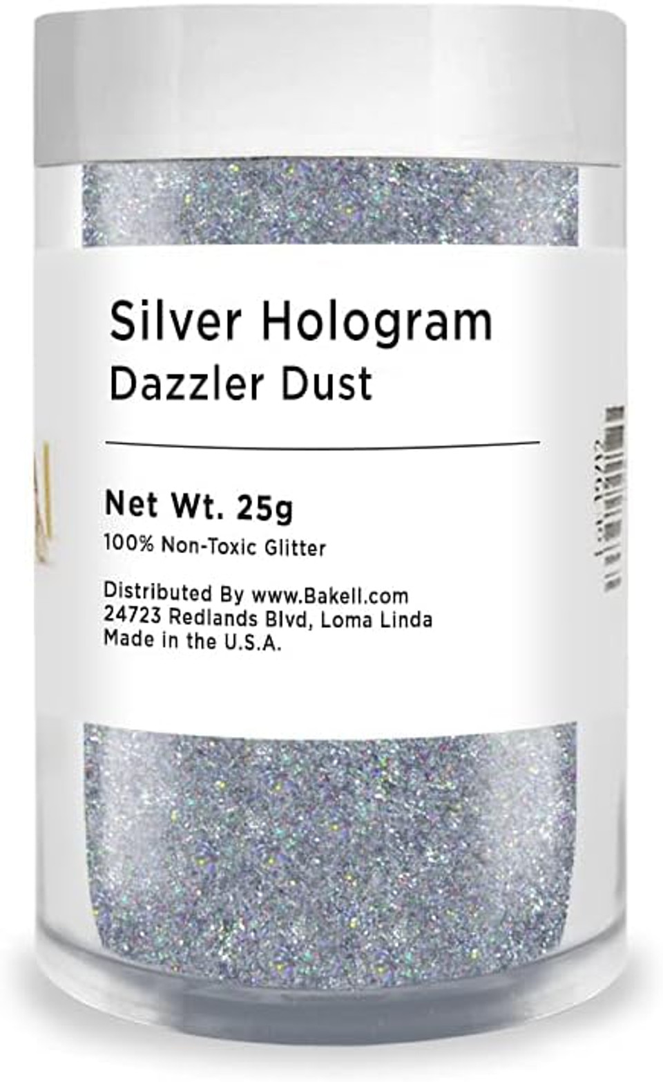 Bakell Dazzler Dust Art & Craft Glitter, 25G Jar Bulk | Dazzler Dust | Non-Toxic Decorating Glitter | Arts, Crafts, Slime, Glue, Paint, Face & Body (Pastel Purple)