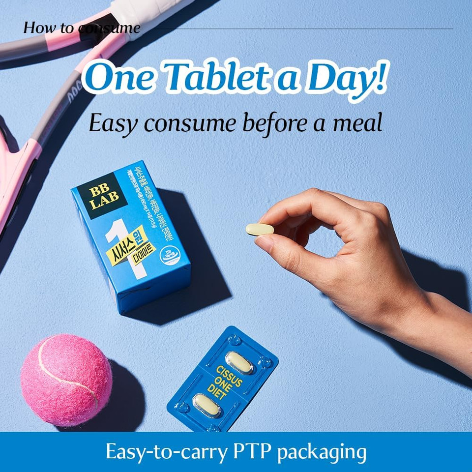 Bb Lab Cissus One Diet, 300Mg Cissus Extract Formula For Metabolism, Niacin, Vitamin B1, Vitamin B2, And Pantothenic Acid, Body Balancing