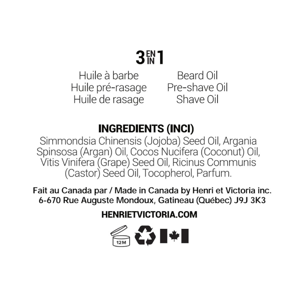 Beard Oil Lime Fragrance | Canadian Made By Skilled Artisan | Moisturizing, Non-Greasy, Natural Ingredients | 28G (1Oz)