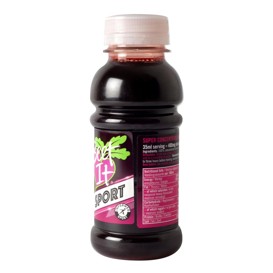 Beet It Beetroot Juice Sport Nitrate 3000Mg - Super Concentrated Beet Juice Liquid Dietary Supplement No Added Sugar, Artificial Colors, Preservatives, Bpa-Free, Gluten-Free, 8.5Oz (7 Servings)