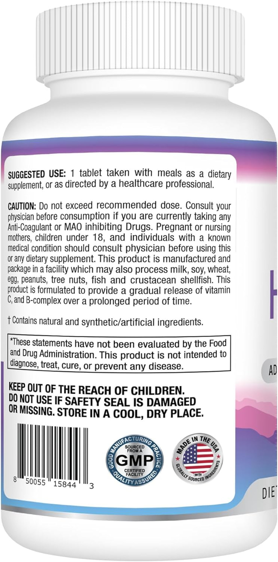 Best Earth Naturals Hair, Skin And Nails Supplement With Biotin, Collagen, Vitamins For Healthy Hair, Glowing Skin, Strong Nails