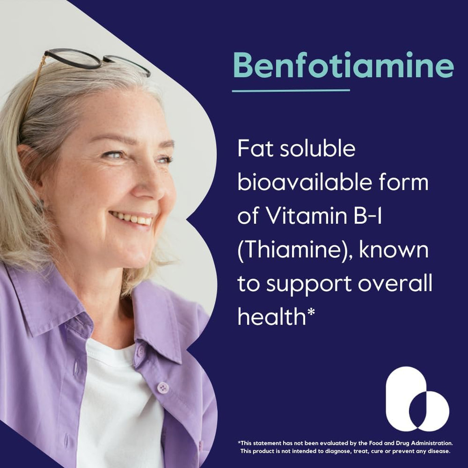 Bestvite Benfotiamine 300Mg (240 Vegetarian Capsules) No Stearates - No Silicon Dioxide - Vegan - Non Gmo - Gluten Free