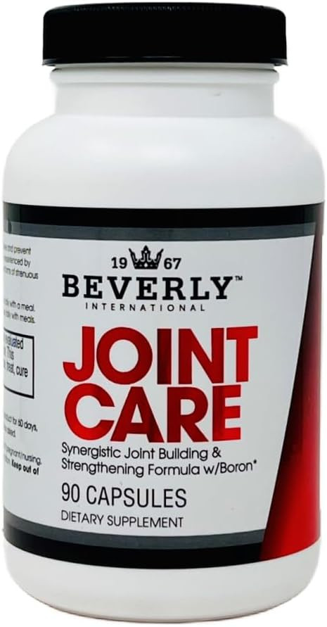 Beverly International Joint Care, 90 Capsules. All Over Joint Support. 3-Stage Building Formula With Glucosamine, Chondroitin, Msm, Hyaluronic Acid. Increase Mobility With Less Discomfort