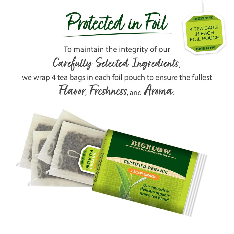 Bigelow Organic Greentea, 40 Ct