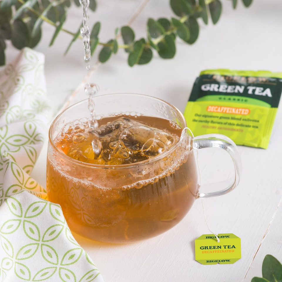 Bigelow Tea Green Tea With Lemon, Decaf, 20 Ct