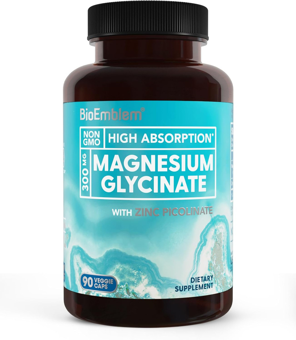 Bioemblem Magnesium Glycinate With Zinc And Turmeric Curcumin