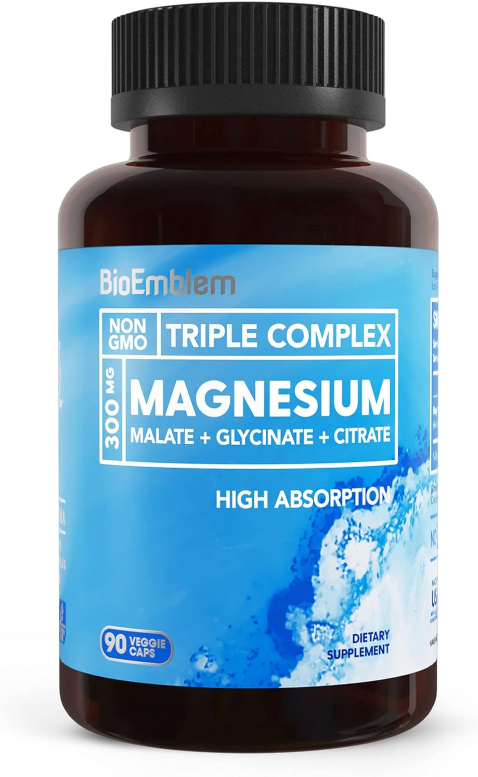 Bioemblem Triple Magnesium Complex Pair With Vitamin D3 K2