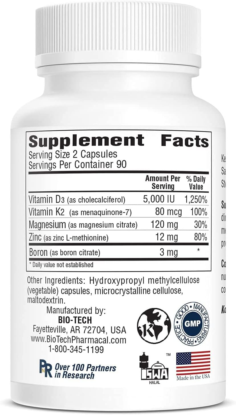 Bio-Tech Pharmacal D3 Plus (180 Count)