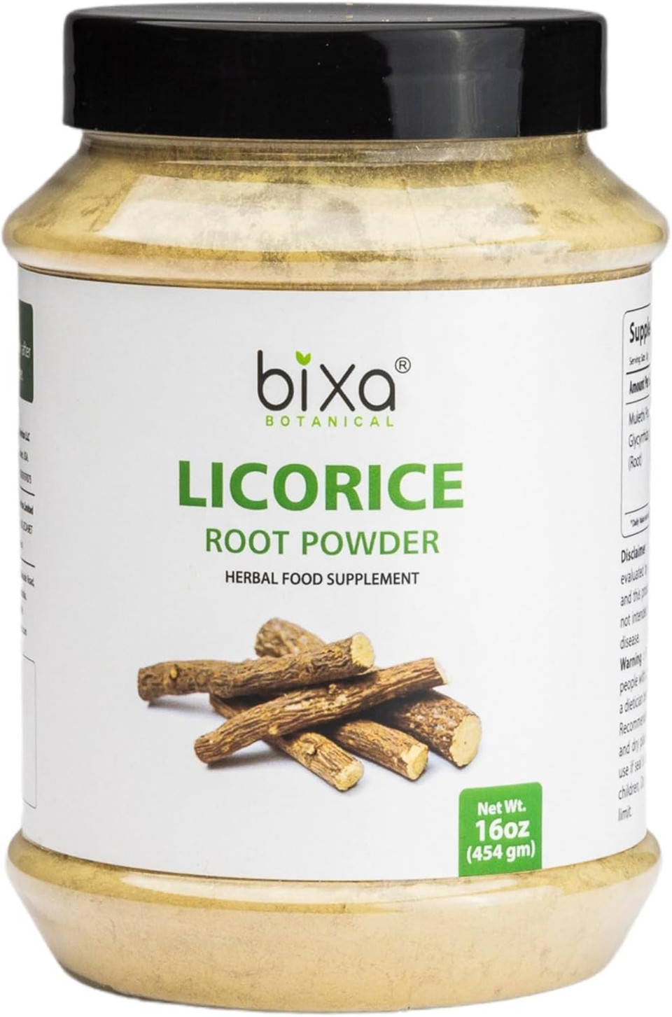 Bixa Botanical Licorice Root Powder (454G /16 Oz) (Glycyrrhiza Glabra), Dietary Supplement