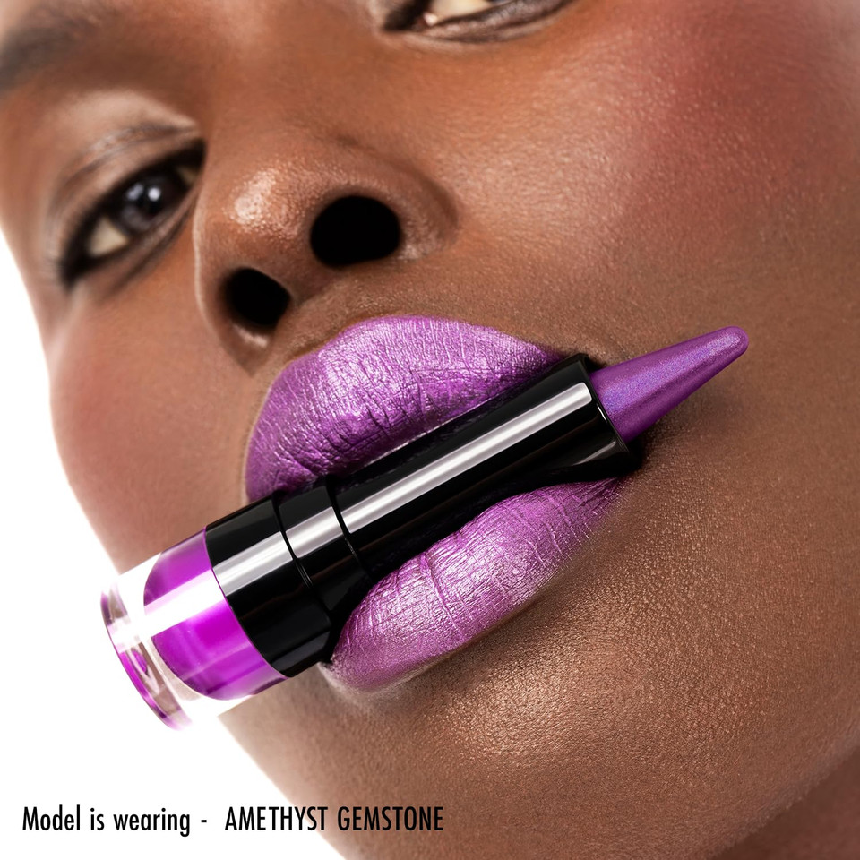 Black Radiance Metalicious Metallic Lipstick Lip Sculptor Jeweled Garnet (Red)