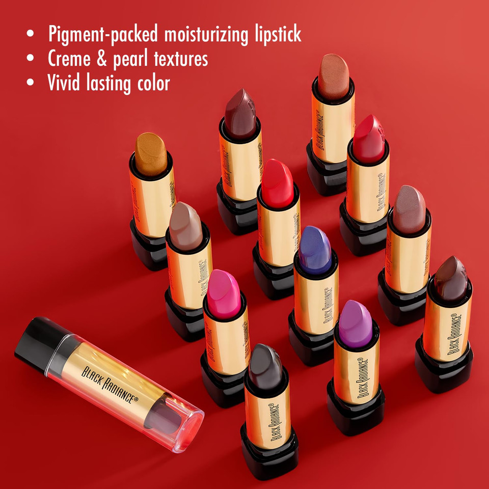 Black Radiance Perfect Tone Lipstick Lip Color, Molten Bronze, 0.13 Oz