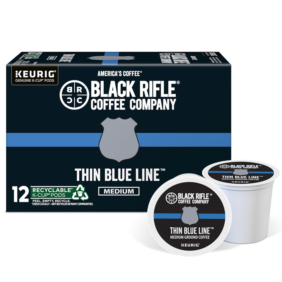 Black Rifle Coffee Company Medium Roast K Cups - Single Serve K Cups Coffee Pods - Kcup Pods Compatible With 1.0 & 2.0 - Made From Pure Arabica Beans (Pumpkin Spice, 22 Count)