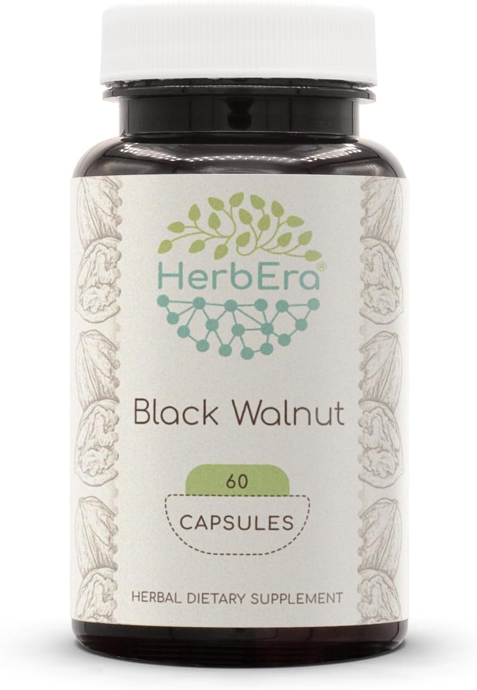 Black Walnut 120 Capsules, 500 Mg, Usda Organic Black Walnut (Juglans Nigra) Dried Hull (120 Capsules)