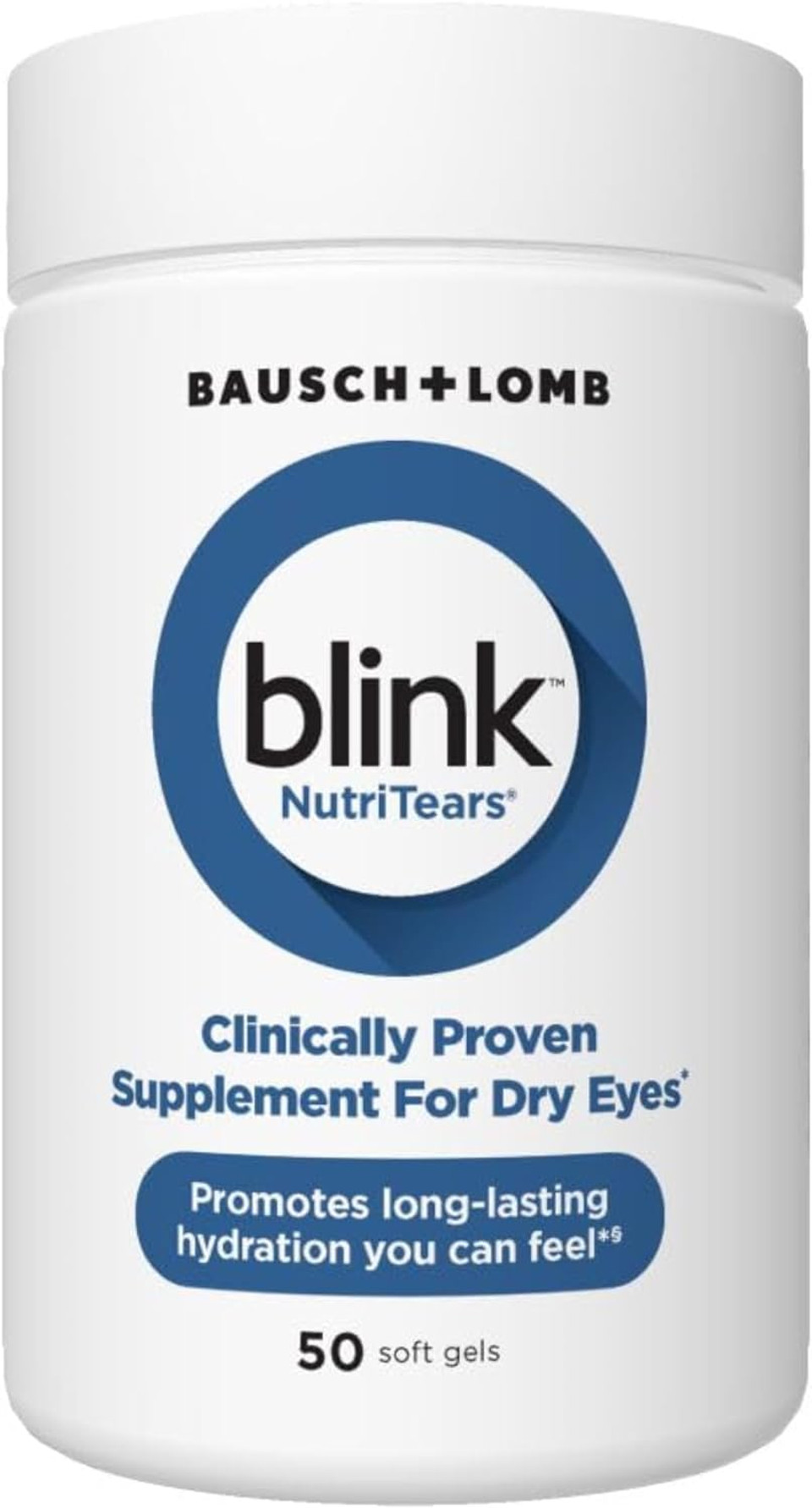 Blink Geltears Eye Drops For Dry Eyes, Gel Lubricating Eye Drops, Instantly Soothing, Moisturizing & Extra Long-Lasting Hydrating Eye Care For Moderate To Severe Dry Eye Symptom Relief, 0.34 Fl Oz