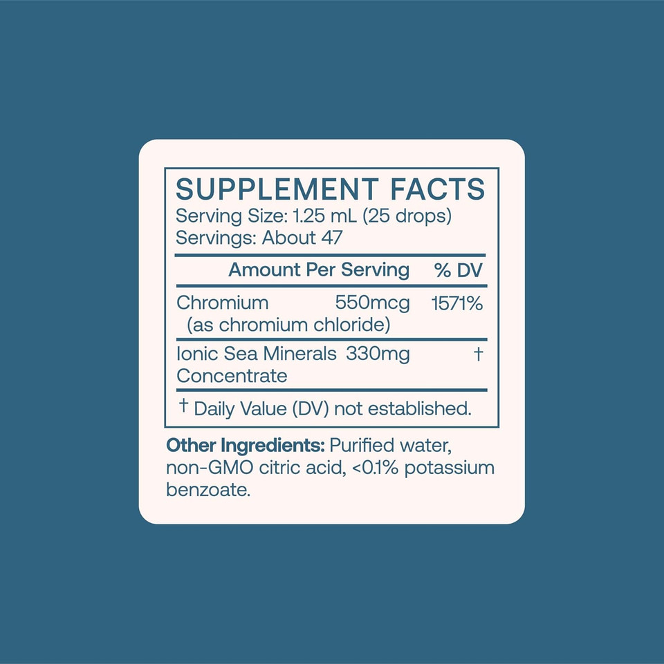 Bodybio Chromium Liquid Mineral #5- 2 Fl Oz