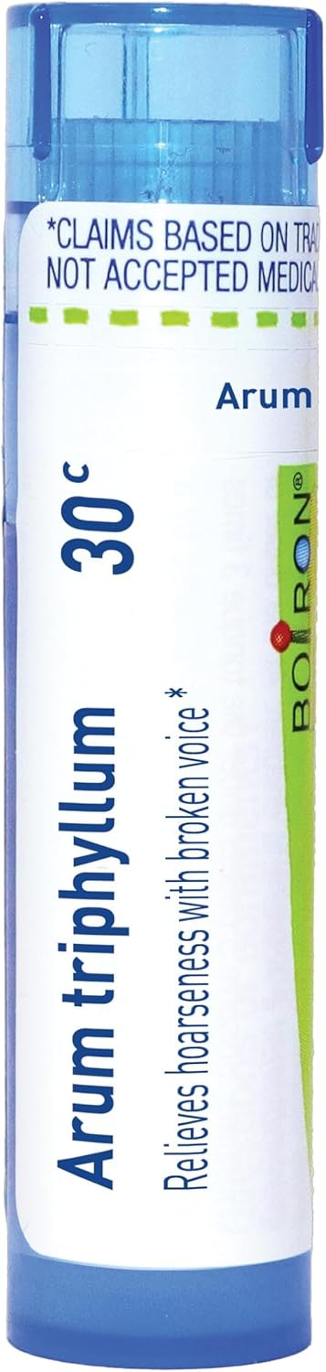 Boiron Arum Triphyllum 30C Homeopathic Medicine For Hoarseness - 80 Pellets