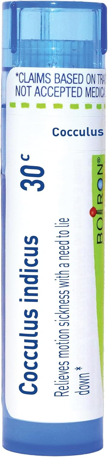 Boiron Cocculus Indicus 12C Homeopathic Medicine For Motion Sickness - 80 Pellets