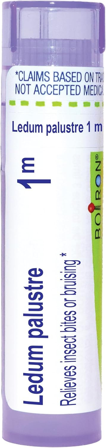 Boiron Ledum Palustre 1M For Insect Bites Or Bruising - 80 Pellets
