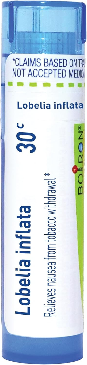 Boiron Lobelia Inflata 30C Homeopathic Medicine For Quitting Smoking - 80 Pellets