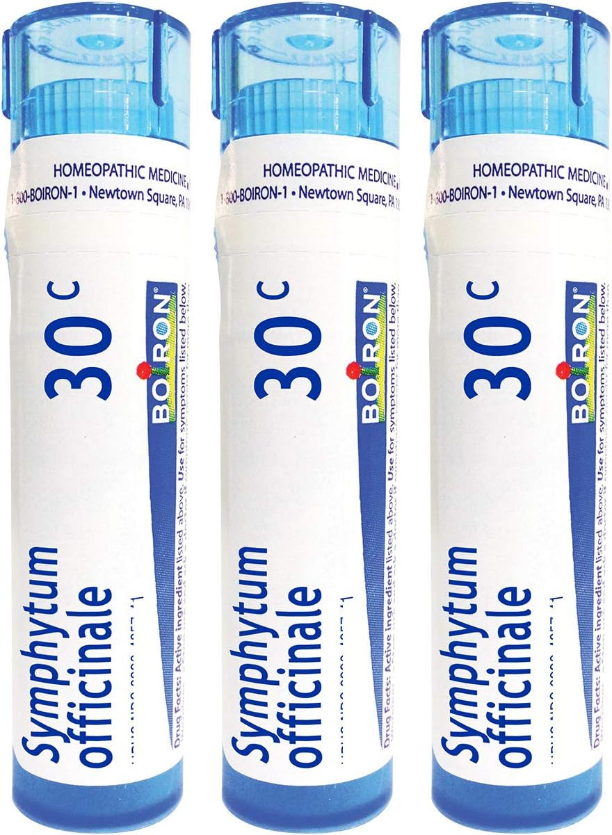 Boiron Symphytum Officinale 12C Homeopathic Medicine For Bone Trauma - 80 Pellets