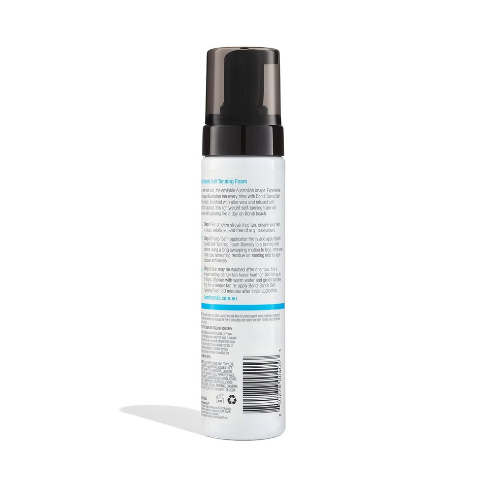 Bondi Sands Self Tanning Foam | Lightweight, Self-Tanner Foam Enriched With Aloe Vera And Coconut Provides An Even, Streak-Free Tan