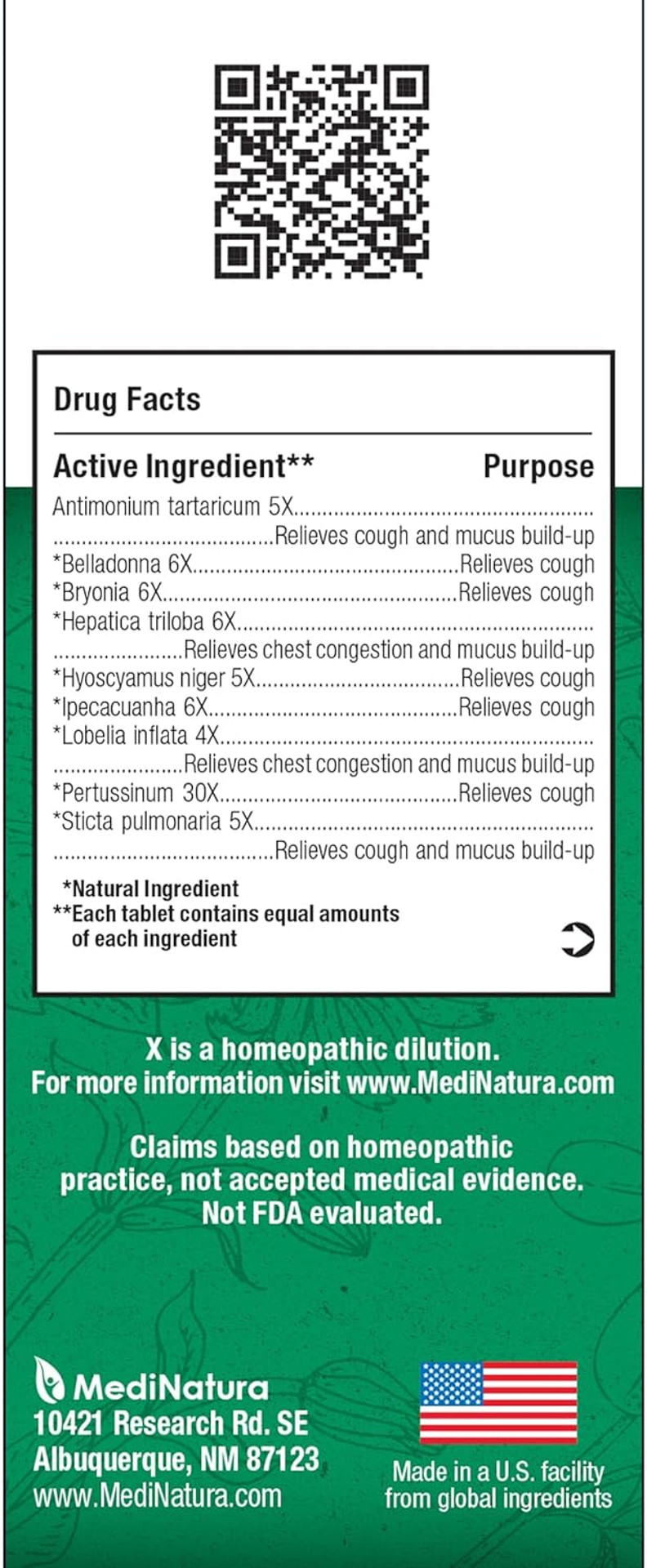 Bhi Mucus Natural Chest Congestion, Cough & Mucus Relief Easy Breathing Respiratory Health Support 9 Targeted Homeopathic Active Ingredients For Discomfort & Build-Up - 100 Tablets