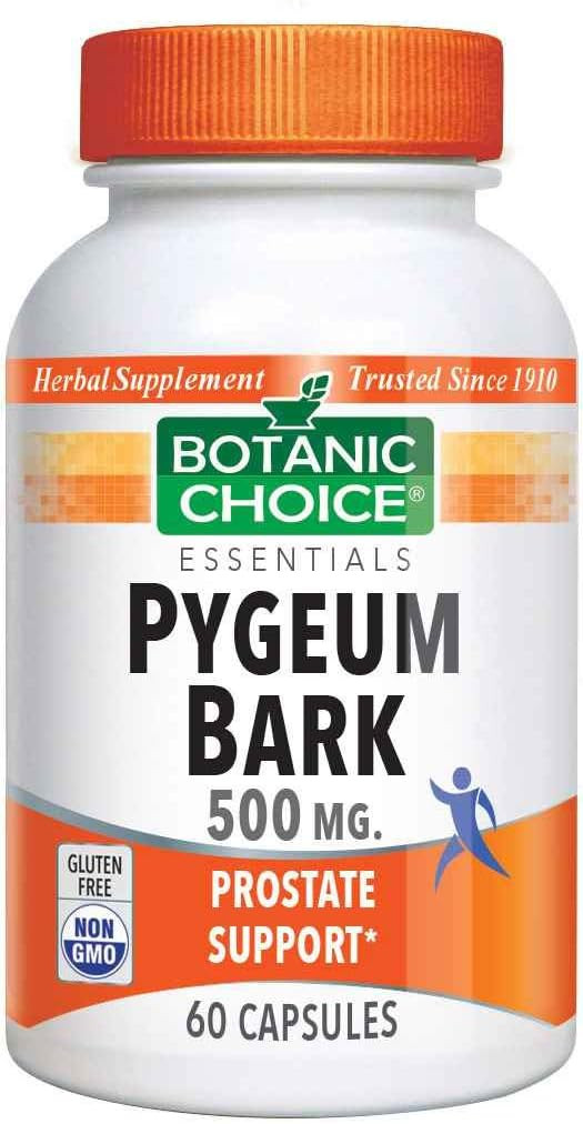Botanic Choice Pygeum Bark 500 Mg, 60 Capsules