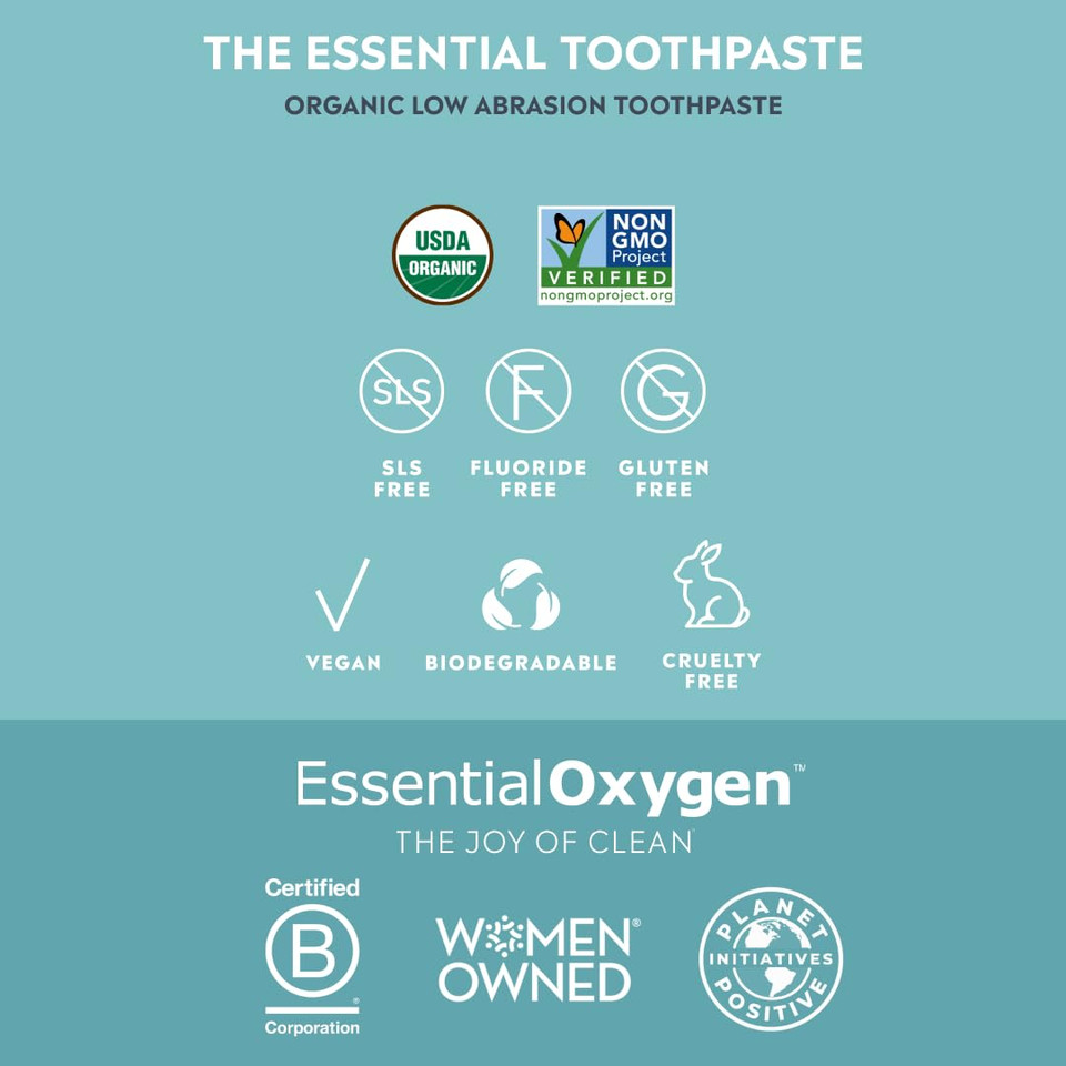 Br Organic Low Abrasion Toothpaste Wintergreen