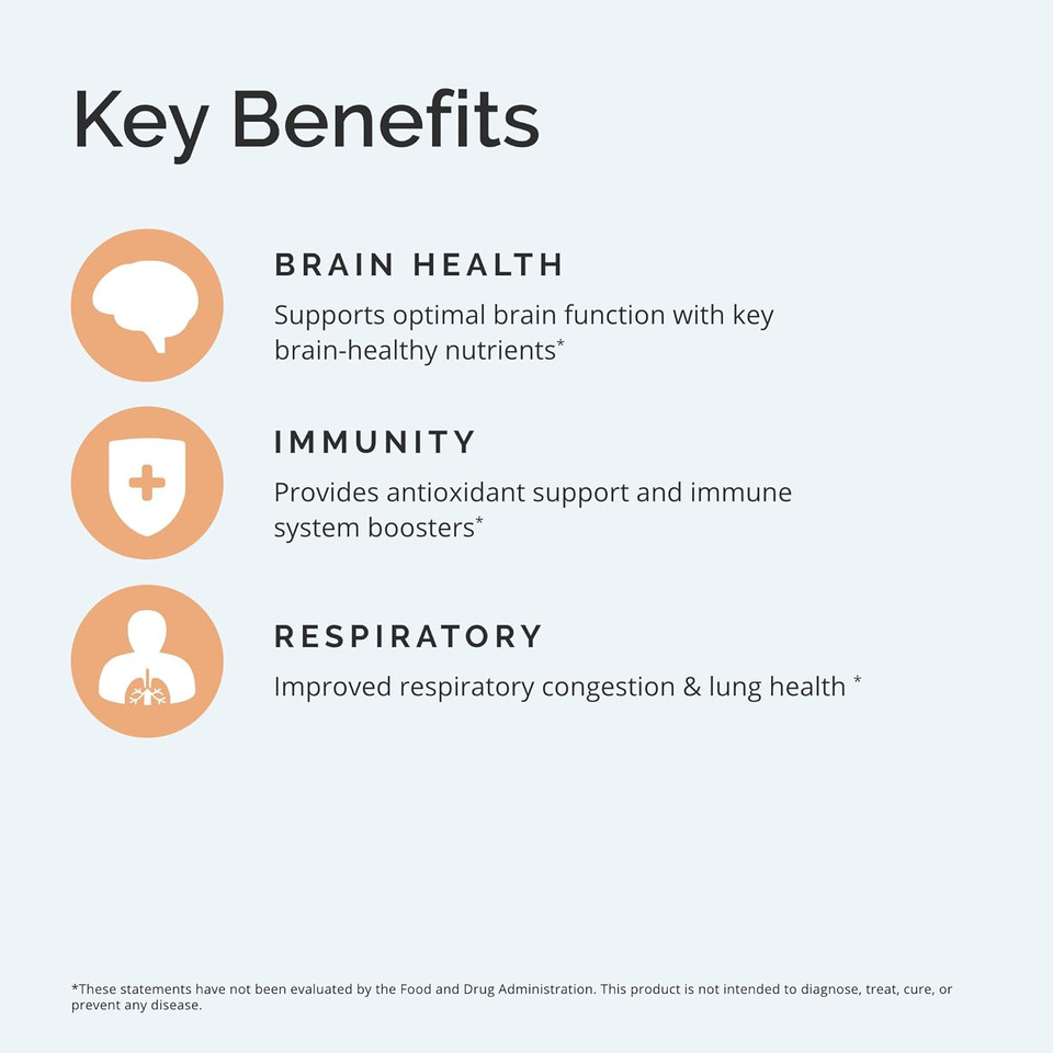 Brainmd Nac - 60 Vegan Capsules - Antioxidant + Immune Support - Gluten Free - 60 Servings