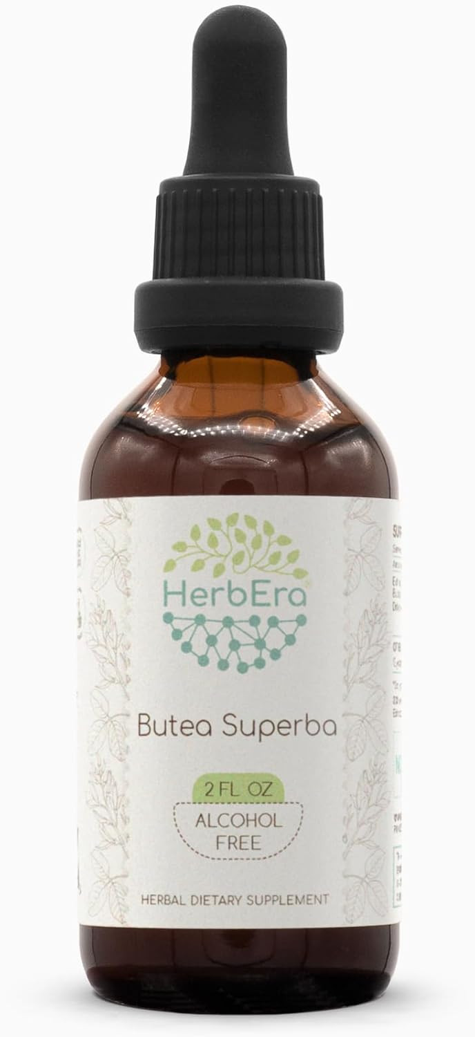 Butea Superba Tincture B120 Alcohol-Free Extract, Wildcrafted Butea Superba (Butea Superba) Dried Root (4 Fl Oz)
