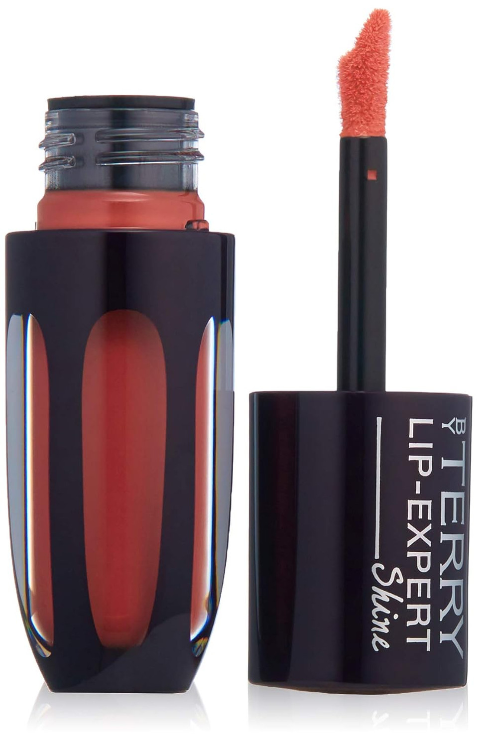 By Terry Lip-Expert Shine Liquid Lipstick, Vibrant & Kiss-Proof Lips, Highly Pigmented, Long Lasting, Bare Flirt, 0.14 Fl Oz