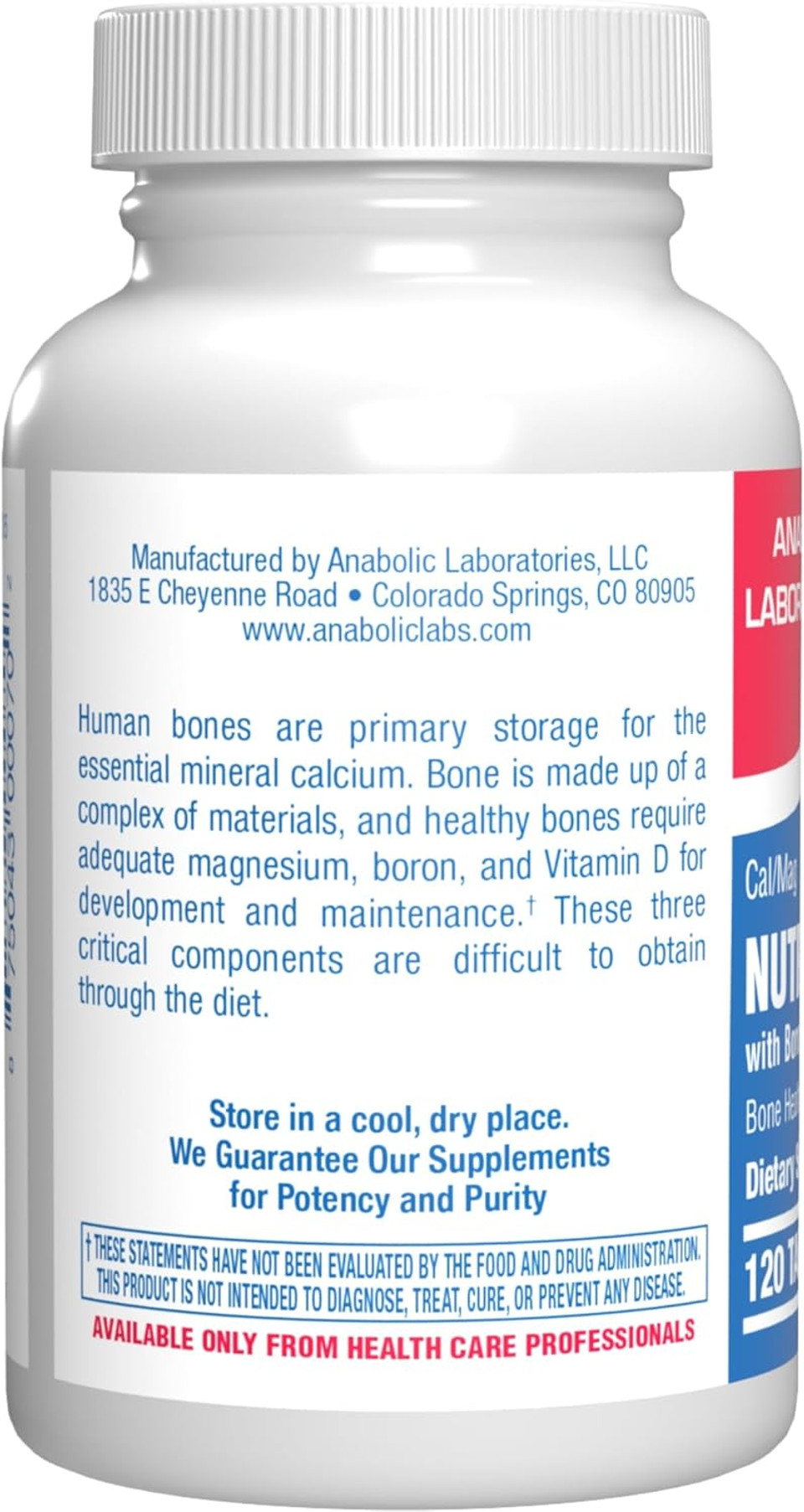 Calcium Magnesium D3 Bone Supplement For Women - Clinical Bone Strength Supplement With Magnesium Calcium Vitamin D3 & Boron Complex For Bone Maintenance - 120 Count Nutra Cal 1:1