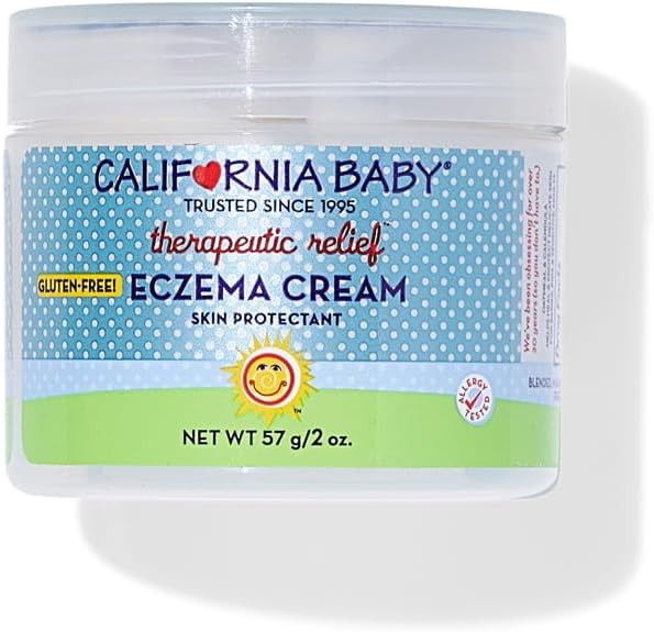 California Baby Eczema Cream | Steroid-Free Eczema Treatment | Colloidal Oatmeal + Aloe Vera | Soothing Eczema Lotion For Kids + Adults | 113 G / 4 Oz