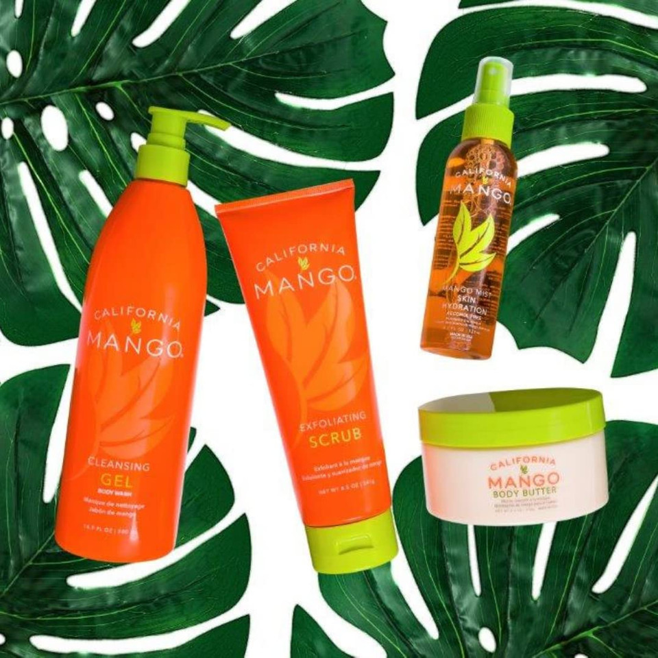 California Mango Beach Bliss Body Glow 4-Piece Kit