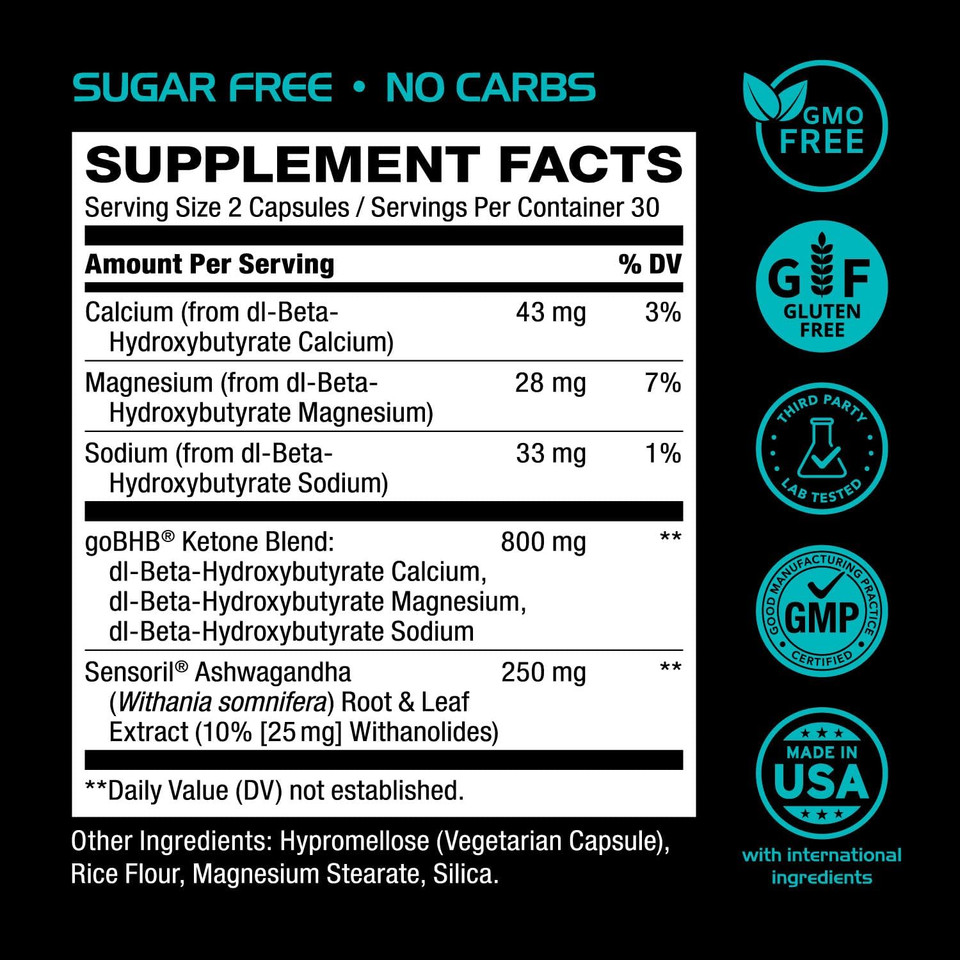 Calming Cortisol Supplement For Men - Clinically Validated Sensoril Ashwagandha For Men For Stress Management - Relaxing Cortisol Reducer Mood Support Supplement For Balanced Energy & Focus (1 Month)